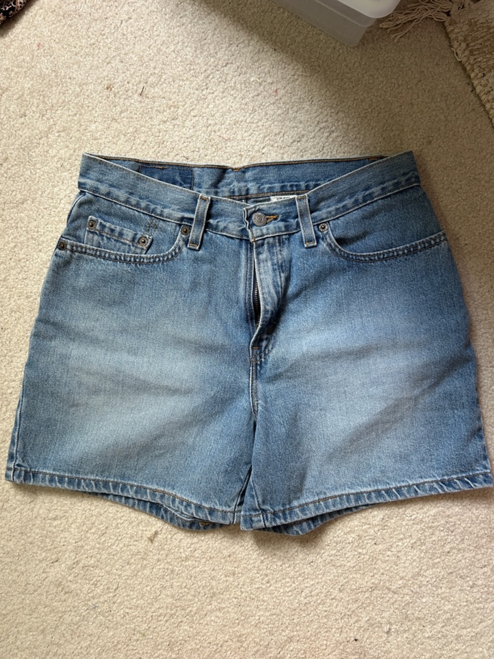 Levi's Light Blue Denim Jean Shorts